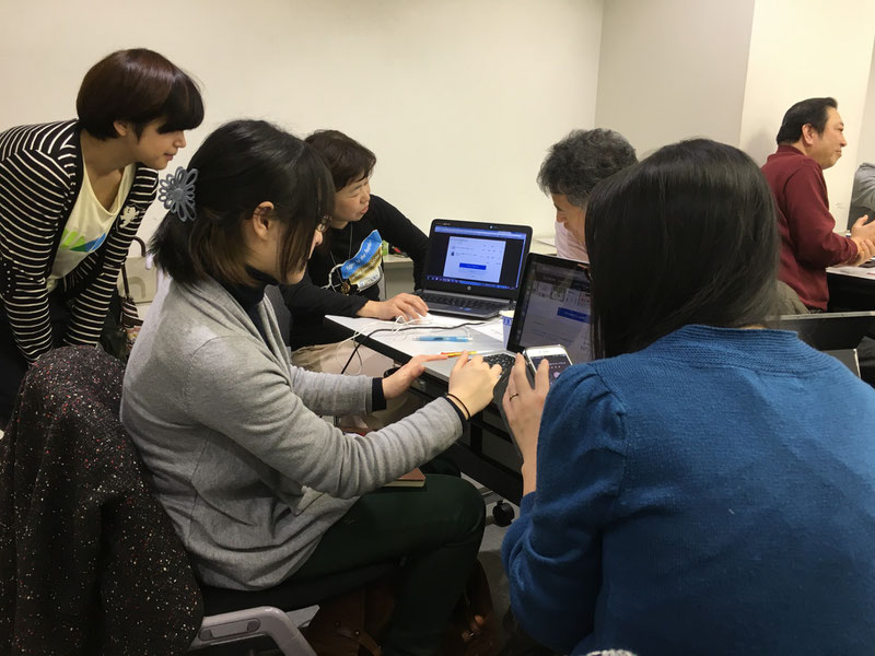 Jimdoユーザー向け相談会の様子です。