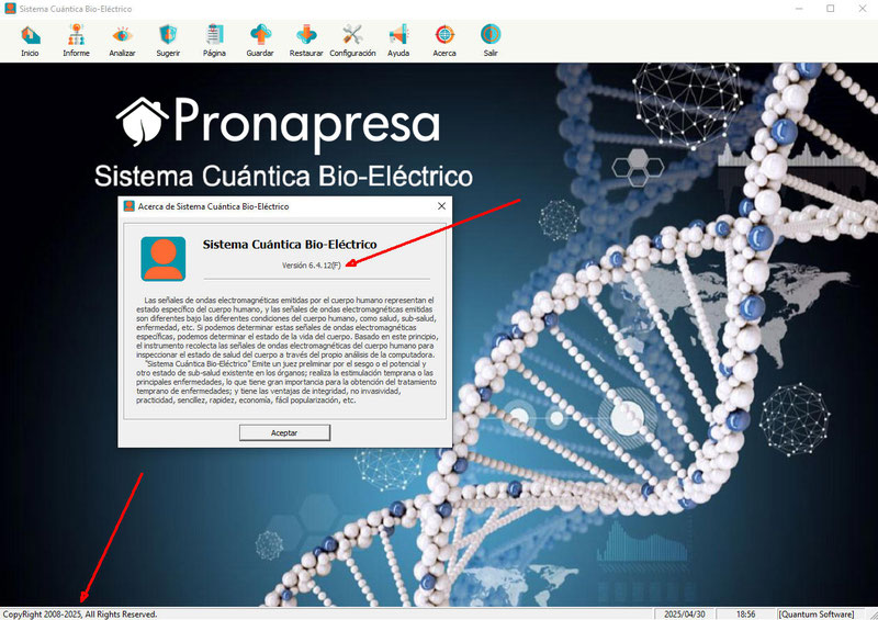 Software de última generación versión 6.4.12 con 61 Reportes 100% en Español.