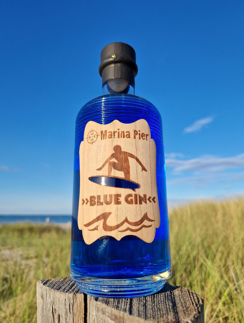 marina pier dry gin, gin heiligenhafen, gin ostholstein, der heiligenhafener gin, original, gin holzetikett, gin schleswig holstein, gin fehmarn