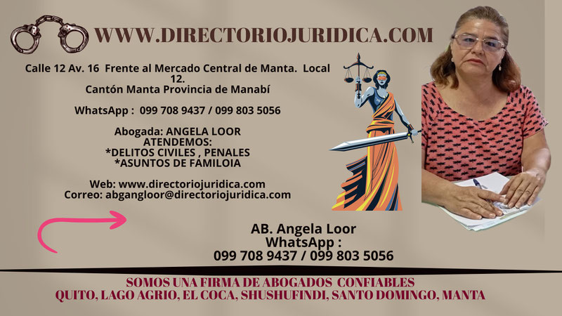 abogadas y abogados en Manta Manabí 