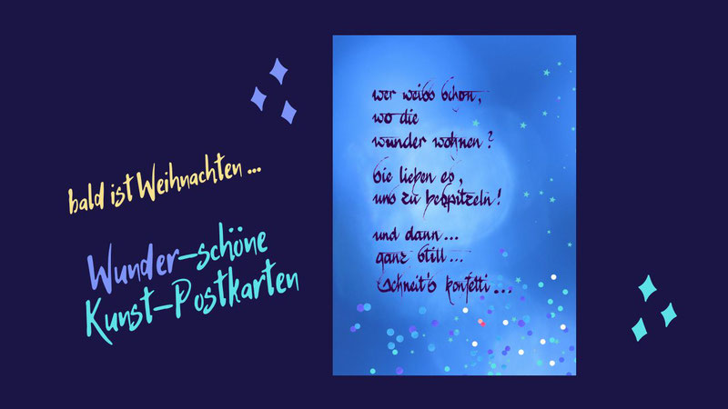 Wunder - Kalligraphie und Text von Kristina Mohr