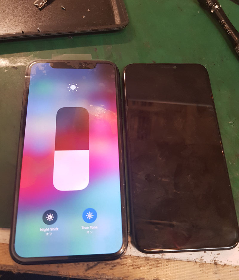センサー類も全て機能するスマホ修理