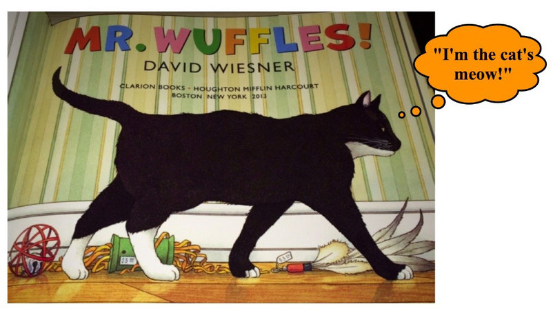 Mr. Wuffles is the cat's meow!