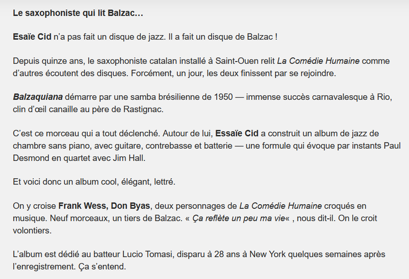 Couleurs Jazz, juin 2026 - Selection "Best Of the Month" et "Couleurs Jazz HIT"