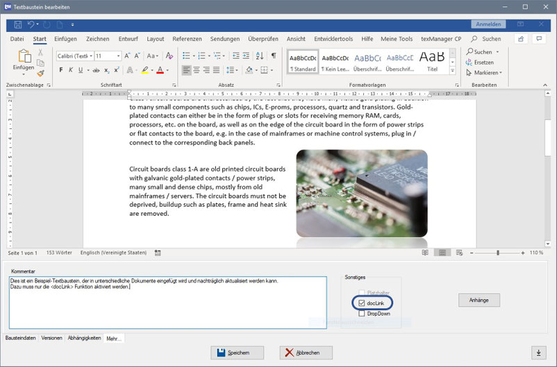 Dynamische Dokumente und Vorlagen - Dokumente automatisieren