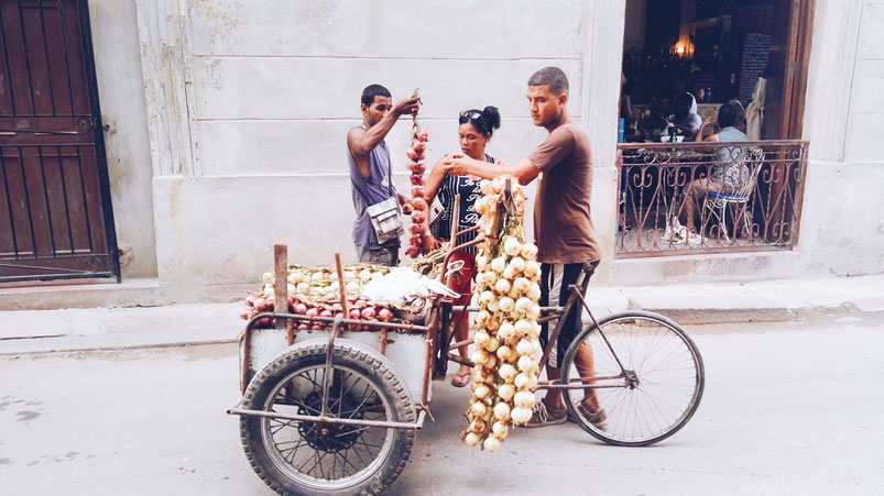 typical street in havanna