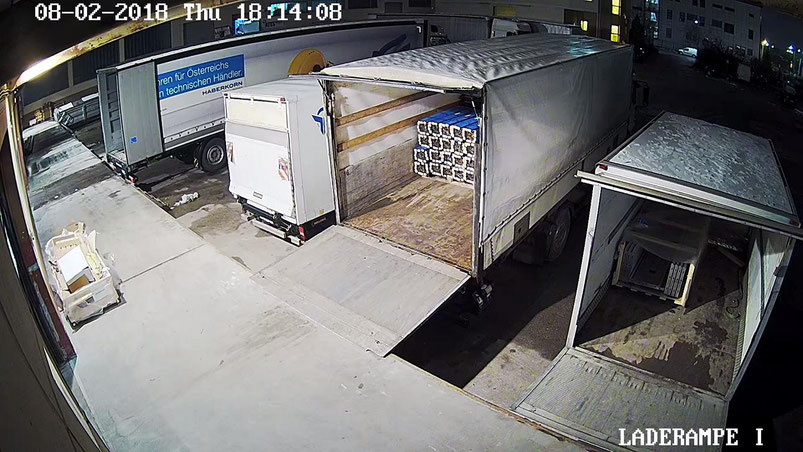 Videoüberwachung Lostikgzentrum, Logistiküberwachung, Videosystem, Videoüberwachung Wien