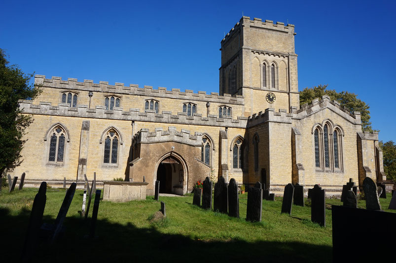 St Andrew's is  a very large church for a very small village - St Andrew's has been nicknamed 'the Cathedral of the Vale' (of Belvoir).