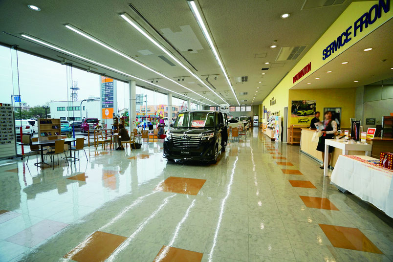 トヨタ自動車様ショールーム