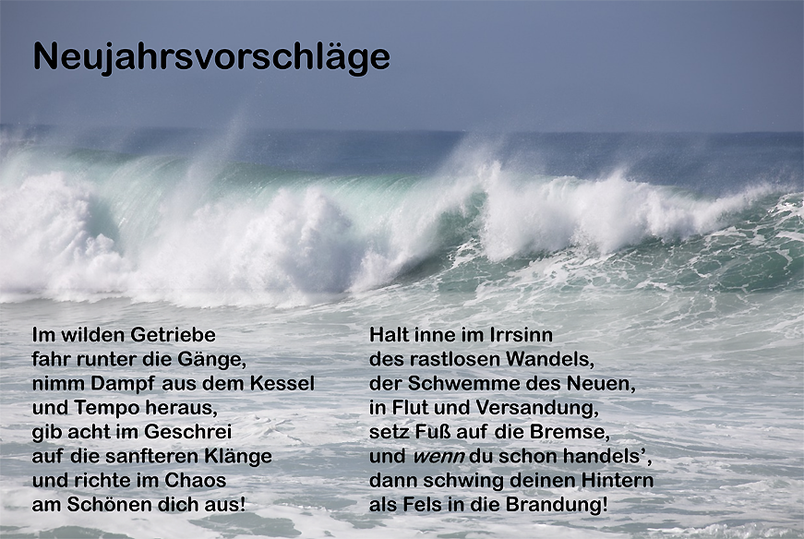Das Gedicht zum neuen Jahr 2025 von Jörn Heller 