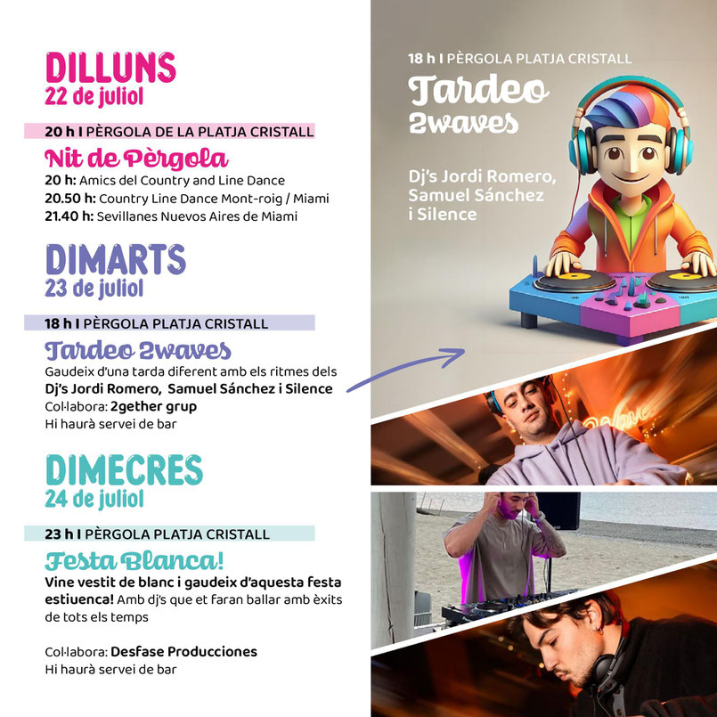 Programa Festes Sant Jaume Miami Platja