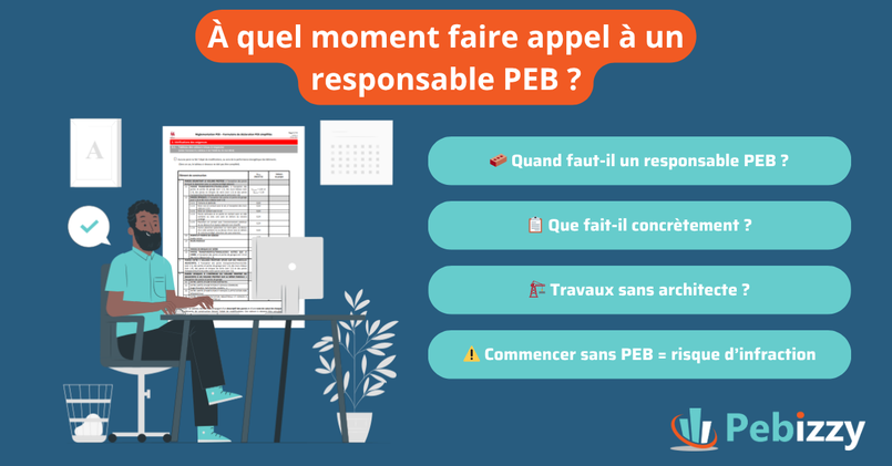 responsable PEB, travaux, architecte, PEB