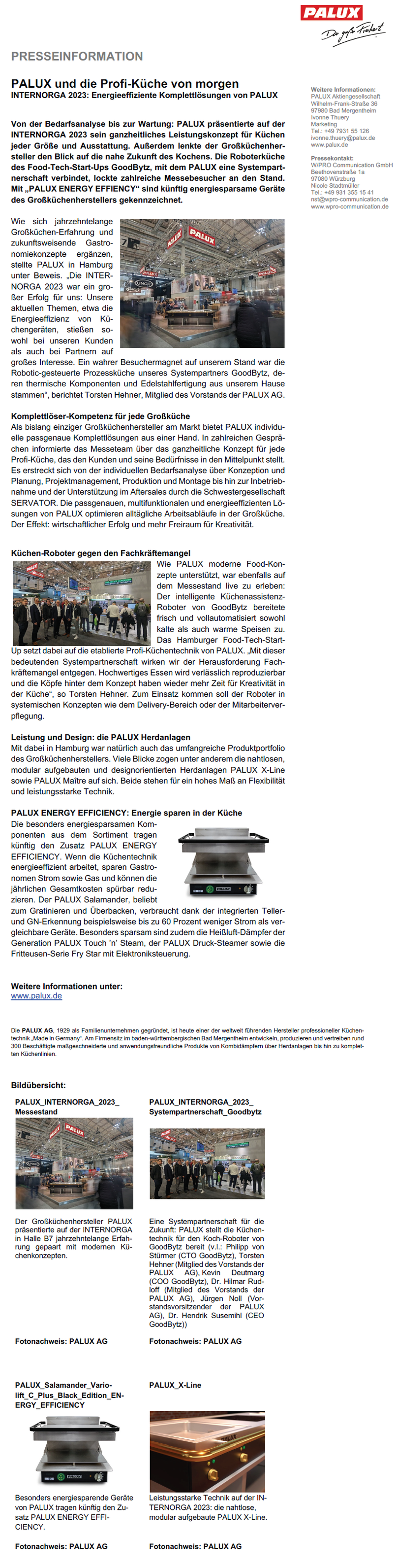 Pressemitteilung - Neues Werk und der 50.000. iVario: Rational am Standort Wittenheim im Elsass