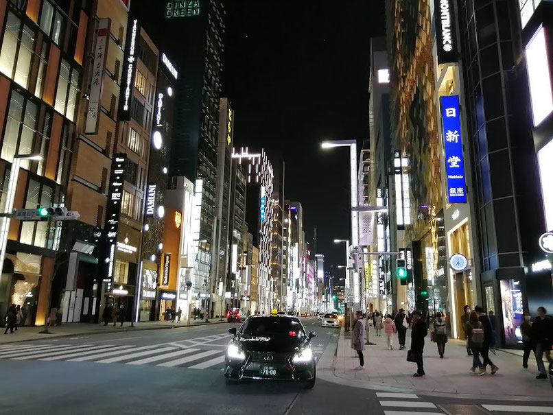 観光客が消えた銀座
