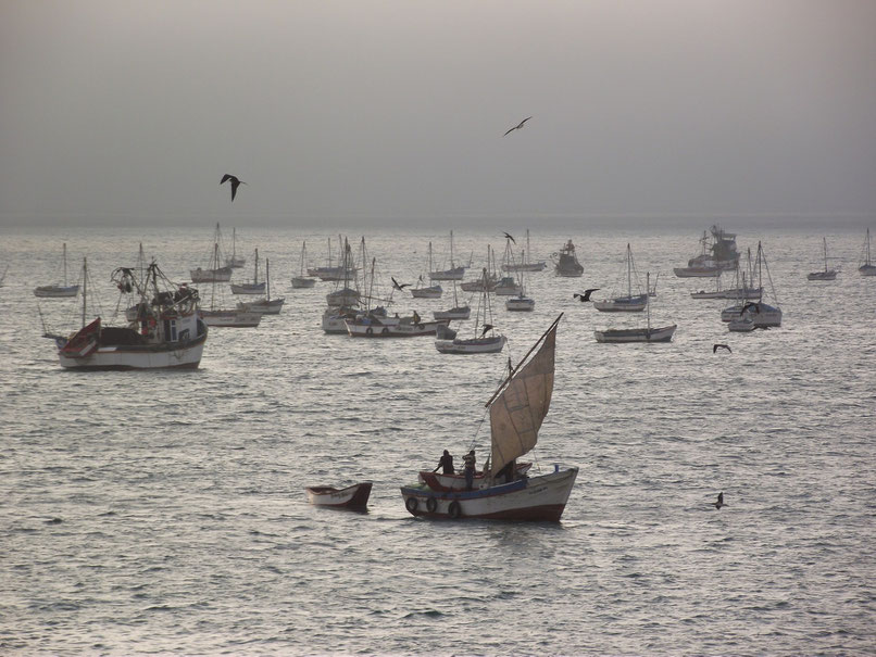 fishing boats, Cabo Blanco