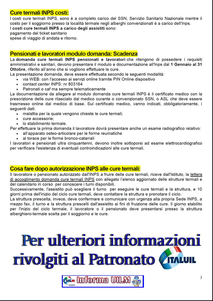 CURE TERMALI Benvenuti su uilmprovinciagranda!