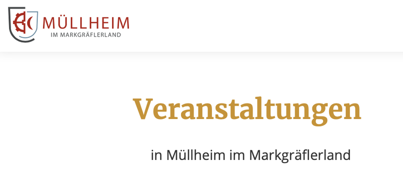 Veranstaltungen in Müllheim