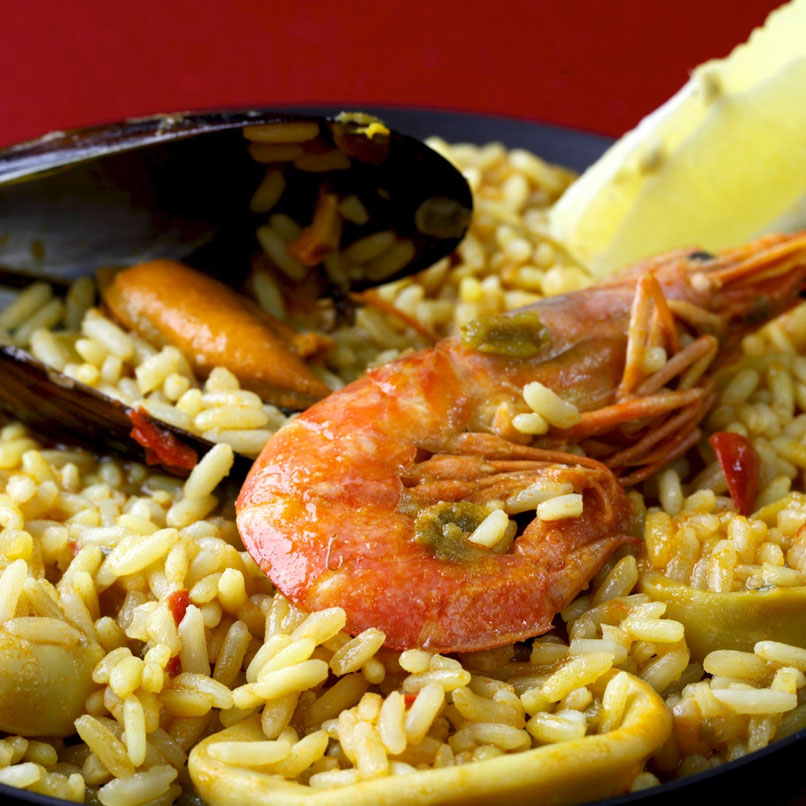 Paella met zeevruchten. Come on let's do this