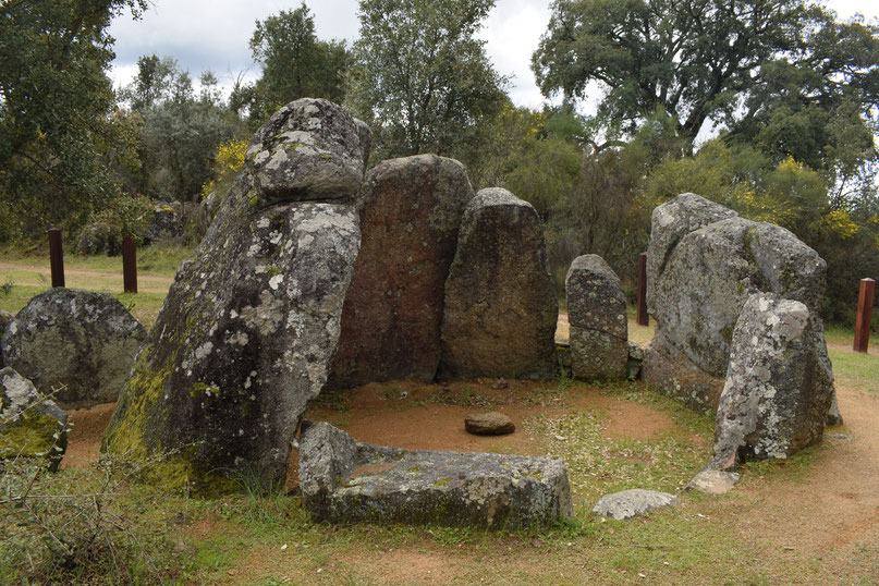 Megalithic archeological site Ortiga, Portugal