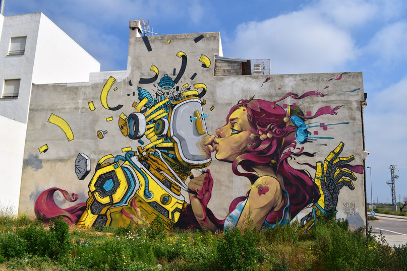 street art Isaac Mahow, Torreblanca