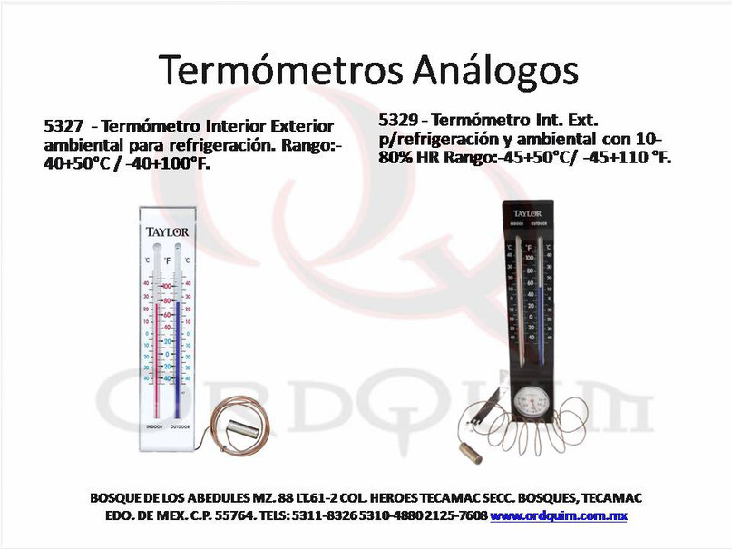 Termómetro Ambiental Interior / Exterior Taylor 5327