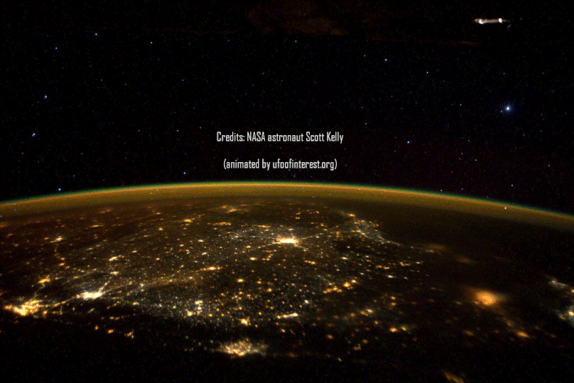A NASA capturou um OVNI orbitando a Terra?