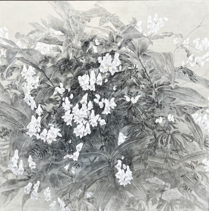 100×100　《九月の森で》