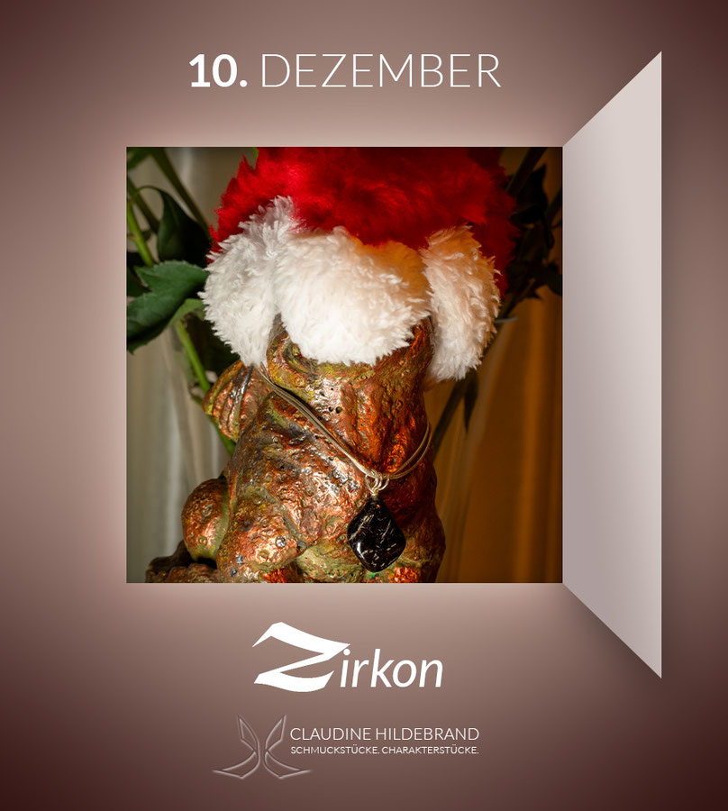 Adventskalender mit Edelsteinen -Zirkon