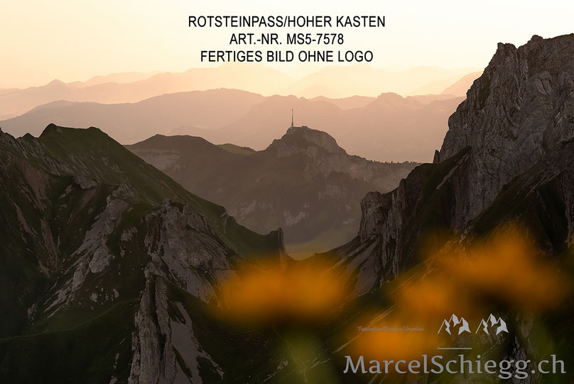 Berggasthaus Rotsteinpass, Alpstein, Hoher Kasten