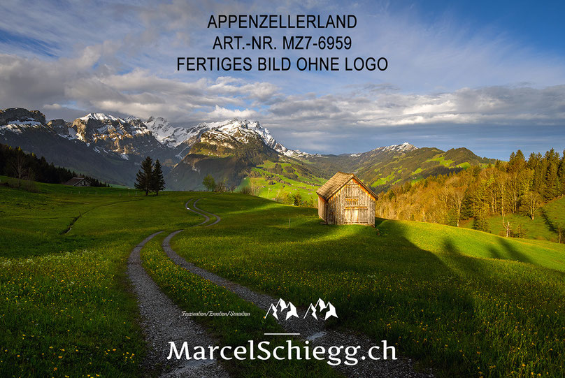 Appenzell, Appenzellerland, Alpstein, Eggli, Säntis