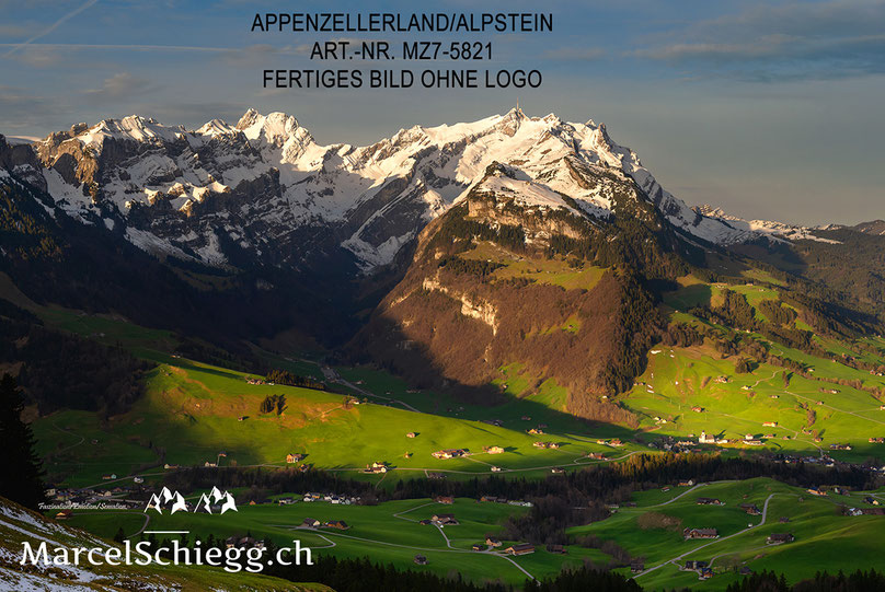 Frühling im Appenzellerland, Alpstein, Appenzell