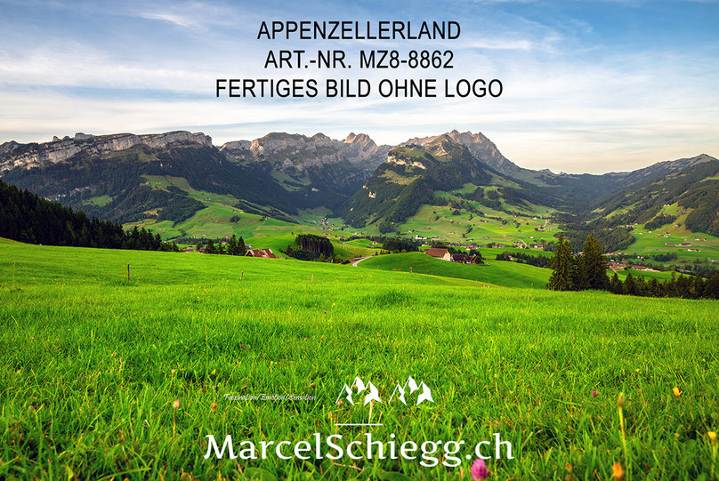 Appenzell, Appenzellerland, Alpsteinpanorama, Alpstein