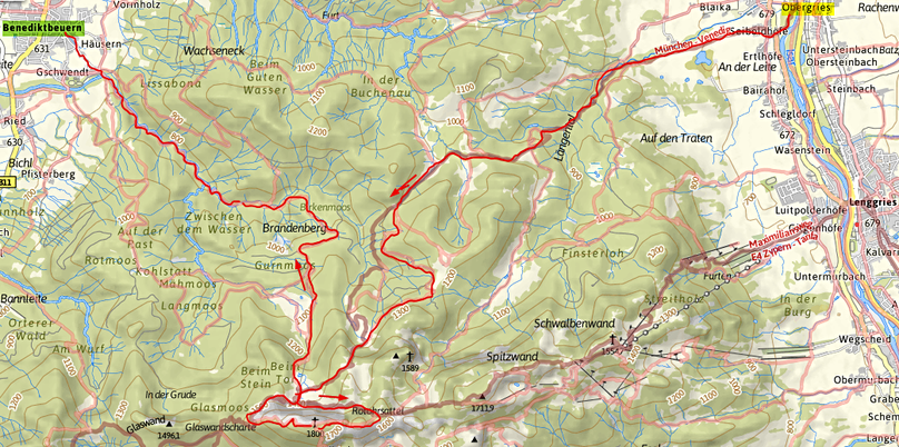 Rundtour über Benediktenwand