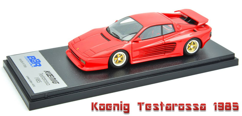 1/43 Koenig Testarossa / ケーニッヒ･テスタロッサ 1985年