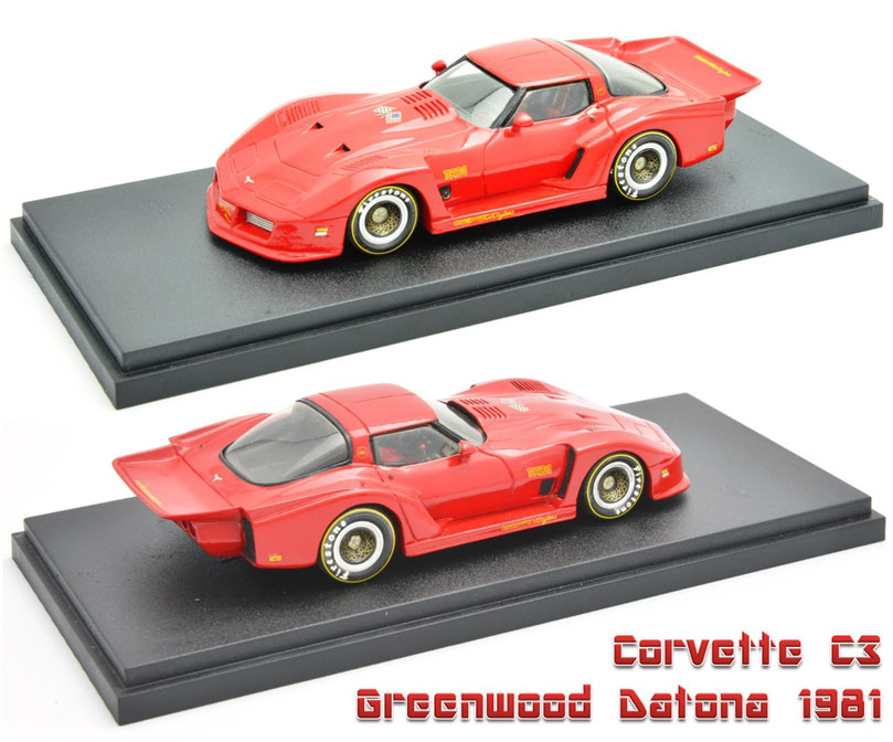 1/43 Corvette Greenwood Datona / コルベット･グリーンウッド･デイトナ 1981年