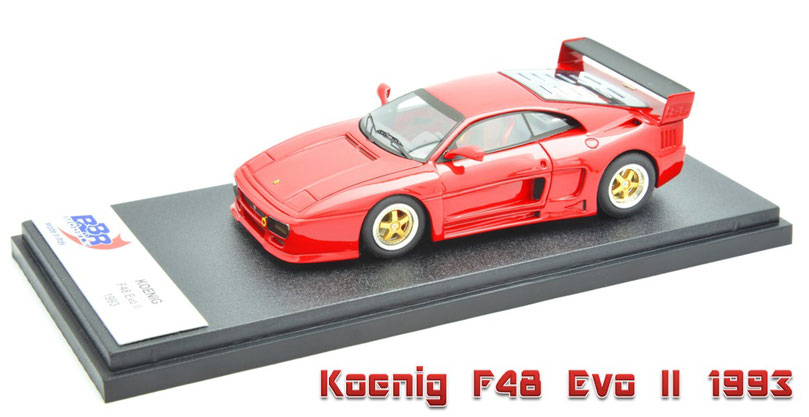 1/43 Koenig F48 Evo II / ケーニッヒ F48 エヴォⅡ 1993年