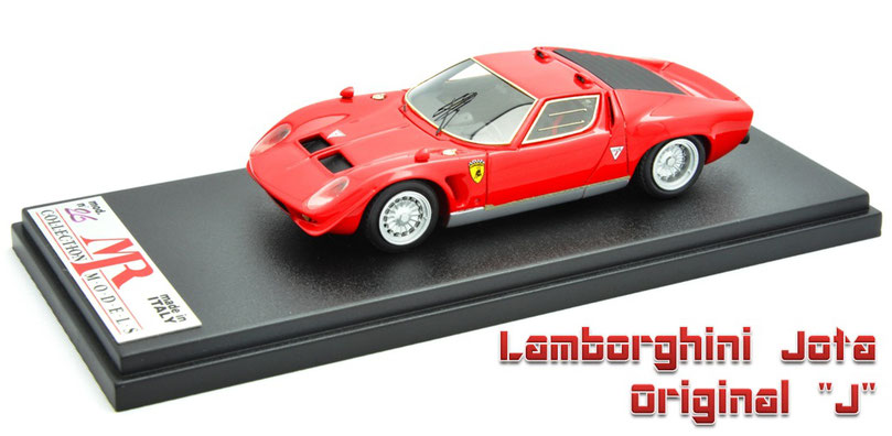 1/43 Lamborghini Jota Original " J " by Bob Wallas / ボブ･ウォレス製作のランボルギーニ・イオタ・オリジナルＪ 1970年