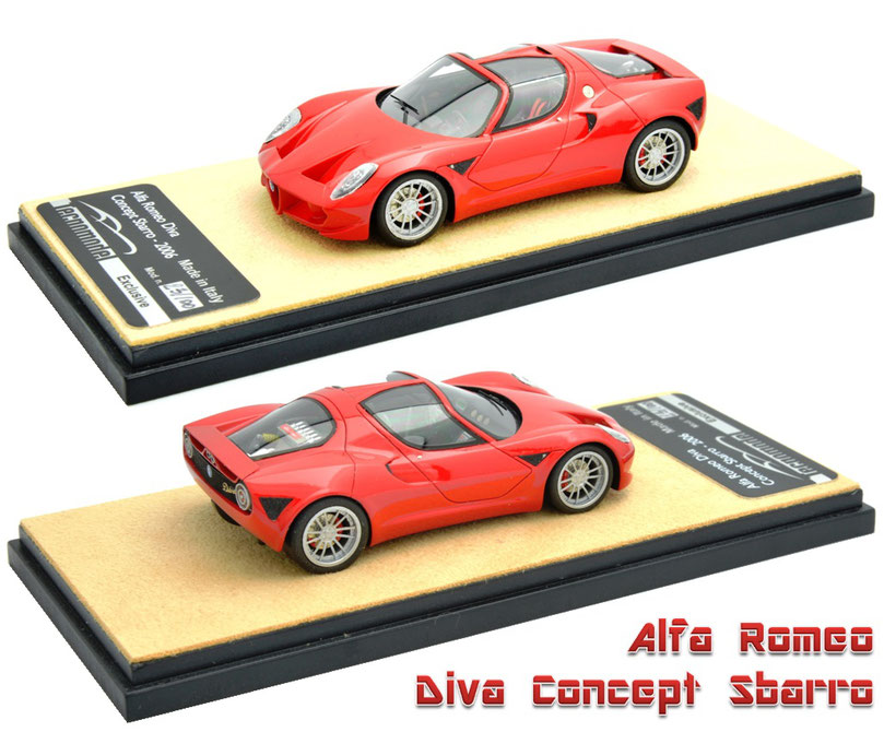 1/43 Alfa Romeo Diva Concept Sbarro 2006　アルファ･ロメオ･ディーヴァ･コンセプト･スバッロ 2006年