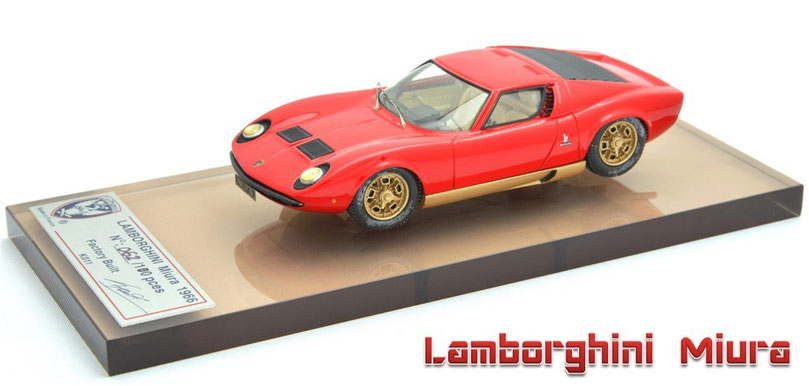 1/43 Le Phoenix AMR Lamborghini Miura P400 1966 ル・フェニックス ランボルギーニ・ミウラ P400 1966年