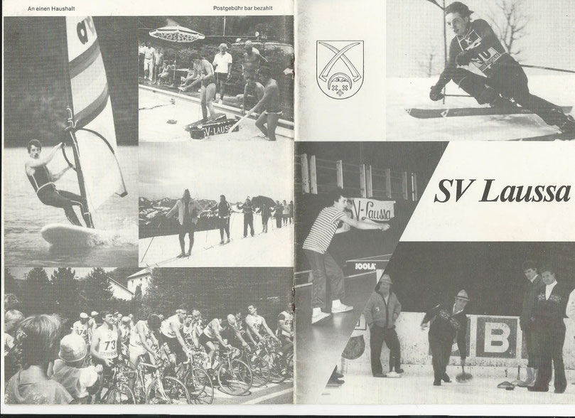 Layout von den Programmheften Saison 1985 / 86 sowie 1986 / 87