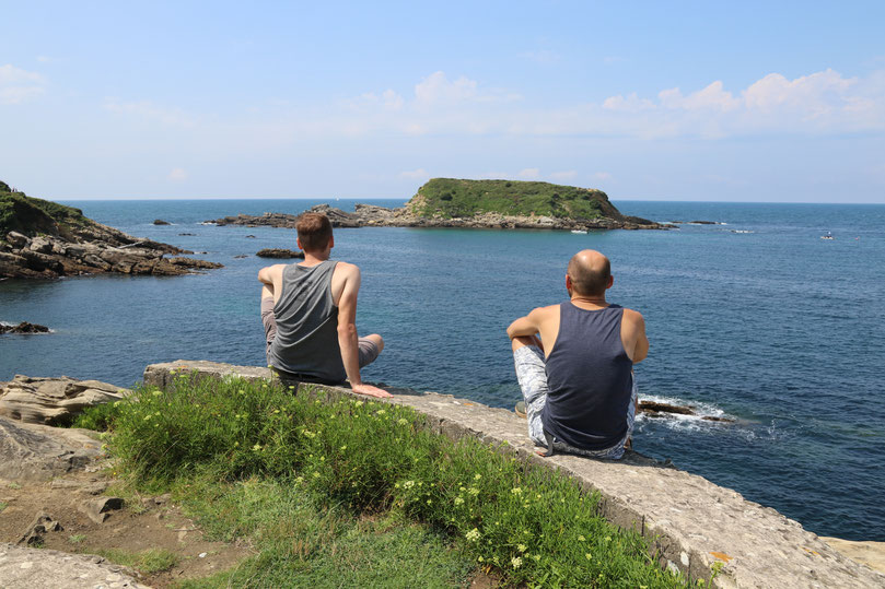 Starting our traverse of the Pyrenees on the Atlantic coast.