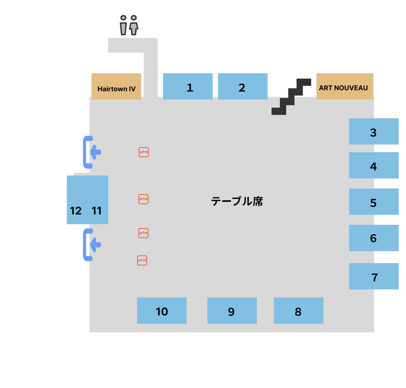 グアムプレミアムアウトレットフードコート地図