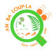 logo AN BA LOUP-LA, Notre nature à la loupe