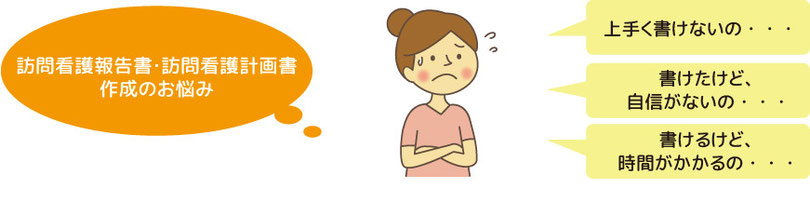 在宅 訪問看護報告書・訪問看護計画書を作成時の悩みを解決する訪問看護の電子カルテです。