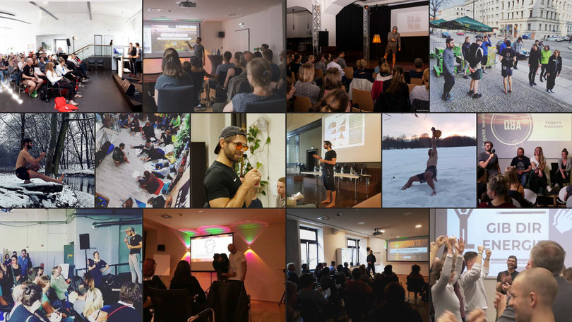 Impressionen von Carsten Wölffling - Workshops zum Thema Hormonbalance, Fermentation, gesunder Ernährung, Regeneration. Events, welche er organisiert, wie das Health Meeting Leipzig.
