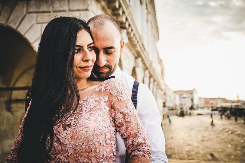 wedding in venice photoshoot