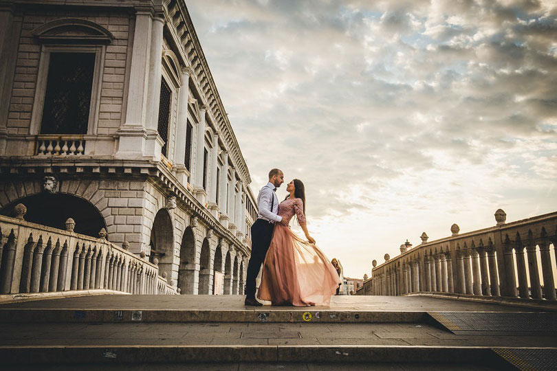 wedding in venice italy shooting