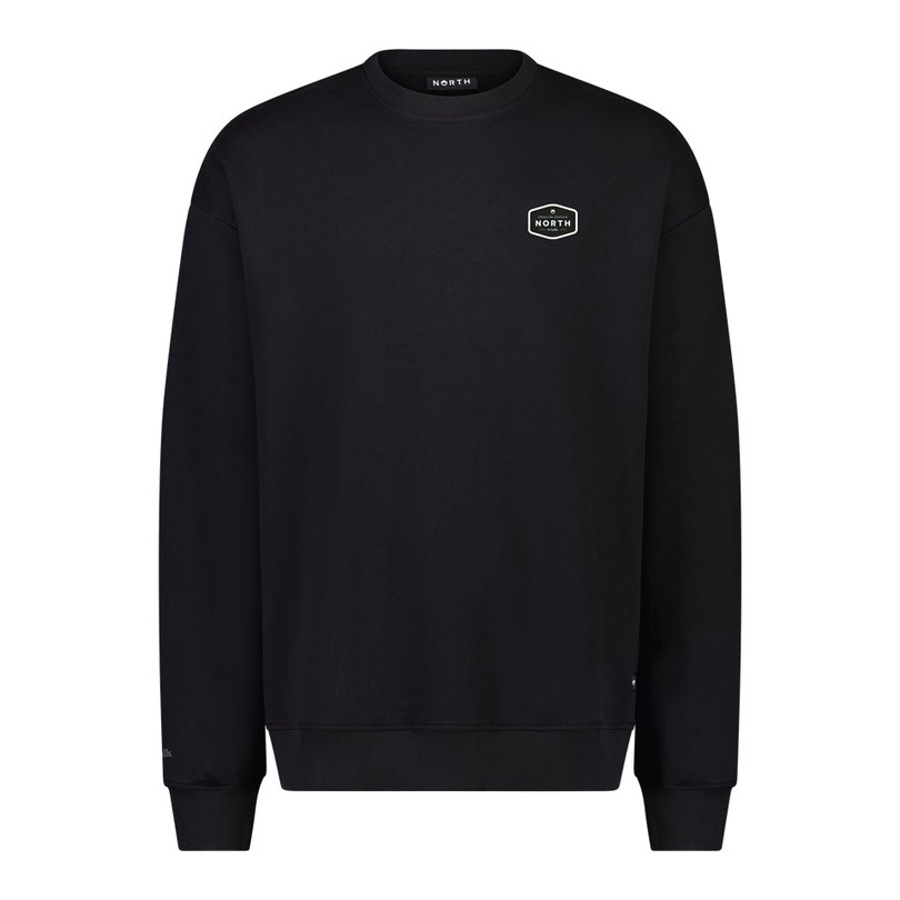 North Horizon Badge Crew Sweat Black bei WindSucht