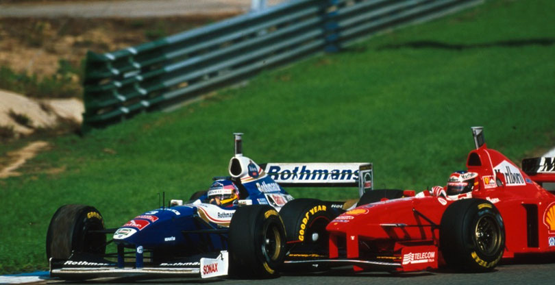 La Collisione fra Schumacher e Villeneuve