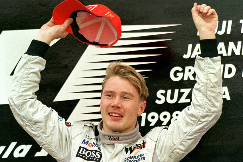 Mika Hakkinen e McLaren Mercedes campioni del mondo 1998